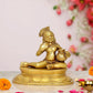 Brass Butter Krishna Bal Gopal Krishna Laddu Gopal Idol Statue | for Pooja Home Decor Mandir | (Height 5 Inch)