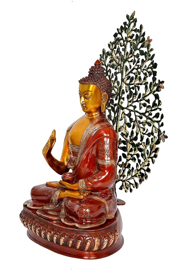 Buddha Tree Decorative Showpiece Buddha Tree Home Decor Office Table Item Height 20 Inch Study Setting