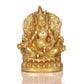 Brass Kubera God of Wealth Kuvera Kuber Kuberan Protector of The World Antique Statue Murti Statue (Height: 5.5 Inch)