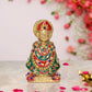 Brass Baba Khatu Shyam ji Idol Statue Showpiece for Home Decor and Pooja Decoration (Height: 6 Inch)