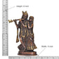 Brass Radha Krishna Idol Statue for Home Decor and Pooja Mandir Temple Office Decor (Height 8 Inch)