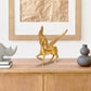 Brass Flying Angel Horse Statue Pegasus Animal Feng Shui Decorative Décor Showpiece (Height 4 Inch) (Gold)