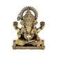 Fine Brass Ganesha Brass Statue Idol for Home Decor Office Mandir | Height : 4 inch