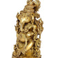 Brass Lord Ganesha Ganpati Idol Vinayak Religious Statue Murti Height 14.5 Inch