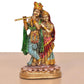 Resin Radha Krishna Idol Multicolour (Height 8 Inch)