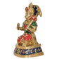 Brass Hanuman JI Sitting Statue Idol Sculpture Statue for Home Decor Pooja Mandir (Height: 7 Inch)