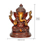 Brass Lord Ganesha Ganpati Idol Vinayak Religious Statue Murti Height 14 Inch