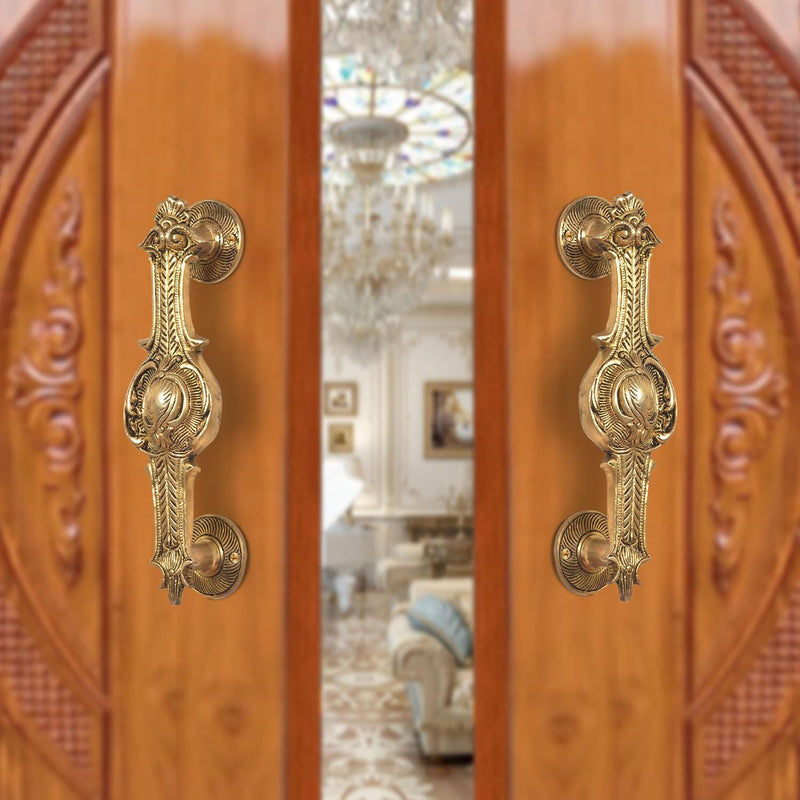 AONA Brass Design Door Handle (Pack of 1)