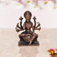 Copper Goddess Varahi Idol Figurine Eight Armed Sculpture Showpiece Home Temple Office Golden Height 3 Inch