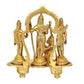 Brass Ram Darbar Statue Idol Murti for Home Decor Showpiece | Height : 7 inches