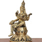 Brass Maa Saraswati Statue Handcrafted Hindu Goddess Saraswati Idol for Home Decor and Pooja Statue (Height 10 Inch)