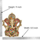 Brass Lord Ganesha Idol (Height 11 Inch)
