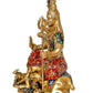 Brass Lord Shiva Sculpture, Height : 18 Inches