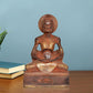 Brass Emaciated Buddha Statue - Handcrafted Spiritual Decor for Home Decor and Office Decor - Buddha Idol (Height 9 Inch)