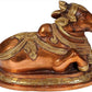 Brass Nandi-The Mount of Shiva Home Decor Height: 5.6 Inch