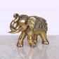 Fine Brass Elephant Decorate for Your Home,Office Table Decorative & Gift Item (Height: 2 Inch)