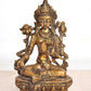 Brass Tara Devi Statue - Green Tara for Worship, Meditation Spaces, for Home Decor and Office, or as a Thoughtful Spiritual Gift. Height 8 Inch