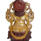 Brass Lord Ganesha Idol Sitting Ganesh Statue Decorative Sculpture for Home Decor Office Mandir Pooja Temple (Height 25 Inch)