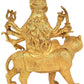 Brass Mother Goddess Durga Statue, Height 8" I Home Decor