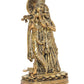 Brass Radha Krishna Idol Statue for Home Decor and Pooja Mandir Office Decor (Height 11 Inch)