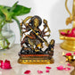 Brass Mahishasura Mardini with Trident for Temple Home Decor | Height : 14 Inches