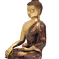 Brass Dhyan Mudra Buddha Statue - Handcrafted Spiritual Decor for Home Decor and Office Decor - Meditating Buddha Idol (Height 11 Inch)