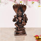 Copper God Lakshmi Narasimhar - Narasimha Under The Sheshnag Pooja Mandir Home Decor (Height 4 Inch)