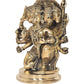 Bronze Panchmukhi Hanuman Idol Figurine Hanuman ji Decorative Showpiece for Home Office Temple Mandir Pooja (Height 11 Inch)