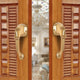 AONA Brass Ganesha Face Door Handle Pair (Pack of 2)