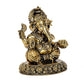 Brass Ganesha Brass Statue Idol for Home Decor Mandir | Height : 5 inch