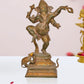 Brass Lord Dancing Ganesha Murti - Religious Statue for Home Temple Pooja (Height 19 Inch)