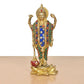 Brass Lord Vishnu Standing Idol (Height 8 Inch)