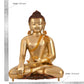 Brass Buddha Statue - Handcrafted Spiritual Decor for Home and Office - Meditating Buddha Idol (Height 20 Inch)