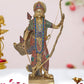 Brass Lord Rama Statue with Stonework Ram ji with Dhanush Idol Statue for Home Decor Pooja Mandir (Height 24 inch)