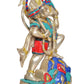 Brass Hanuman JI with Mountain Statue Idol Sculpture Statue for Home Decor Mandir Pooja Temple (Height: 17 Inch)