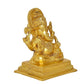 Brass Lord Ganesha Ganpati Idol Vinayak Religious Statue Brass Murti (Height 7 Inch)