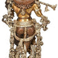 Brass Tri-bh-angi Standing Krishna with Flute, Height 20 Inch