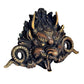 Brass Cheepu Mask For Home Decor | Wall Hanging | Height : 5 Inches