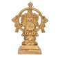 Brass Sudarshana Vishnu Statue with Yoga Narasimha on Reverse for Home Decor Office Mandir Pooja Showpiece (Height 5 Inch)