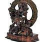 Brass Goddess Mahishsura Mardini Devi Durga Maa Idol Brass Statue Puja Hindu Festival Home Decor (Height : 12 inch)