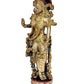 Brass Radha Rani Radhika Idol Murti Statue for mandir, 15 inch