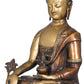 Tibetan Buddhist God The Medicine Buddha Brass - Statue  Height 15.5 inches