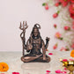 Copper Lord Shiva Shiv Murti Sculpture for Home Decor, Mandir, Ofice (Height : 2 Inch)