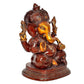 Brass Lord Ganesha Ganpati Idol Vinayak Religious Statue Murti Height 14 Inch