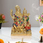 Brass Shiv Parivar Shiva Family Idol Family for Home Decor Mandir Pooja Showpiece Brass Statue (Height 5 Inch)