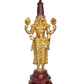 Brass Lord Tirupati Bala Ji Idol Statue Home Temple Office Figurine Showpiece Multicolour (Height 32 Inch)