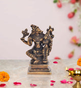 Brass Varaha Lakshmi Varaha carrying Bhudevi statue idol for home mandir pooja decor