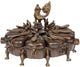 AONA Pure Brass Pan box with peacock top antique colliable  