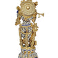 Brass Lord Krishna Idol Figurine Sculpture Playing Flute Statue Decorative Showpiece, (Height 19 Inch)