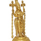 Brass Lord Tirupati Bala Ji Idol Statue for Home Temple Office Decor Figurine Showpiece (Height 16 Inch)